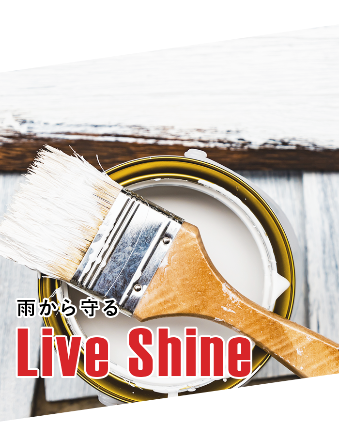 雨から守るLiveshine